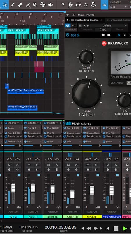 track and album production
